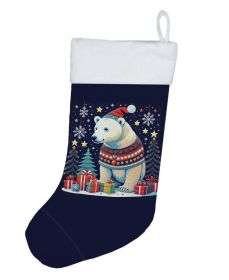 Polar Bear Christmas Christmas Stocking Fireplace Hanging Stockings Christmas Season Party Decor Family Holiday Decorations