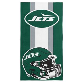 New York Jets NFL Zone Read Beach Towel 30 x 60 inches