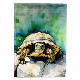 Turtles Tortoises House Flag Large Porch Sleeve Pole Decorative Outside Yard Banner Artwork Wall Hanging, Polyester, House Size, Multicolor (Option: default)