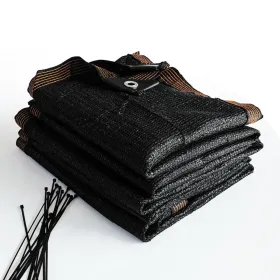 10ft*20ft Black Sunshade Net With Snap-on Design For Sun Protection, Windproof, And Patio/balcony Shading (Option: 10ft20ft)