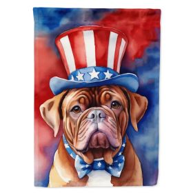 Dogue de Bordeaux Patriotic American Garden Flag Mailbox Flag Decorative Yard Flag Banner Outside Patio Artwork Yard Flower Beds, Garden Size, Mu (Option: default)